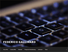Tablet Screenshot of federicogallinaro.com